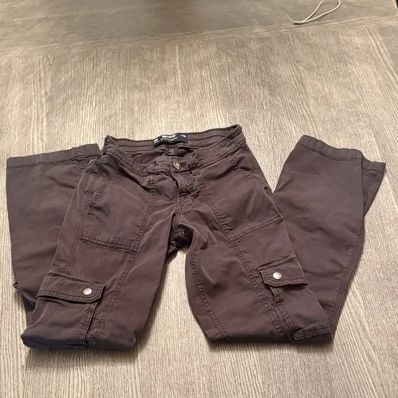 Hollister Junior’s Dark Grey Cargo Pants - Picture 1 of 8